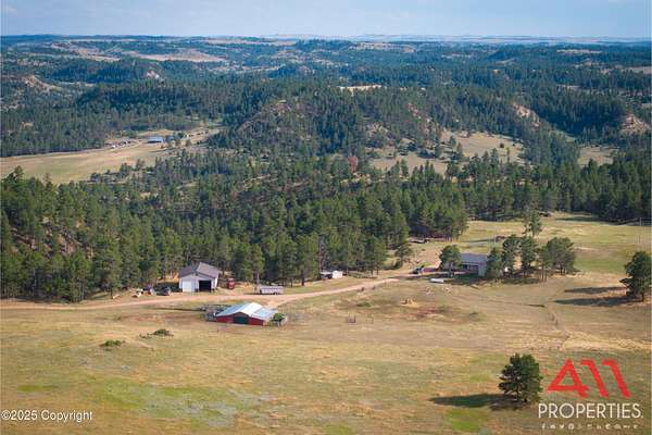 35.6 Acres of Recreational Land with Home for Sale in Recluse, Wyoming