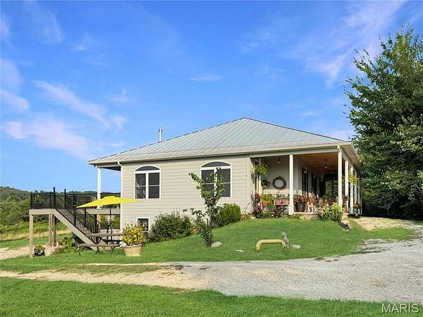 7.1 Acres of Land with Home for Sale in New Haven, Missouri