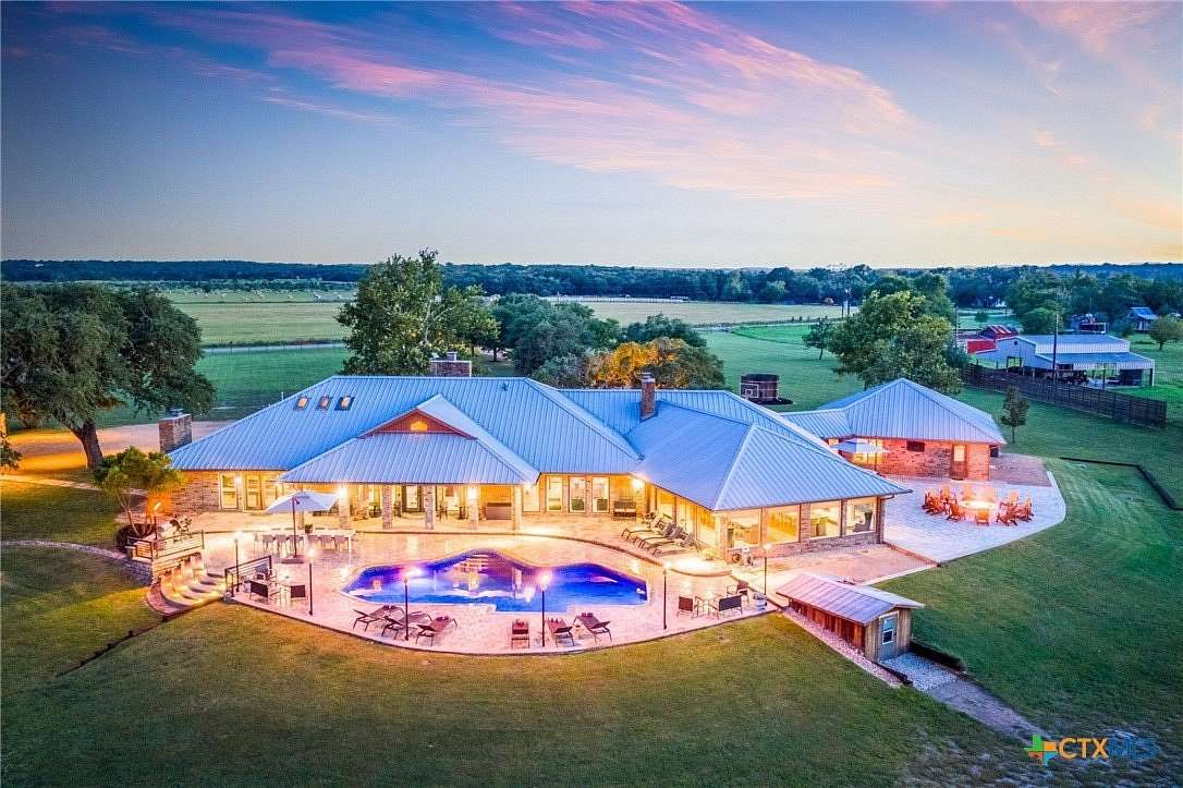 6 Acres of Residential Land with Home for Sale in Blanco, Texas