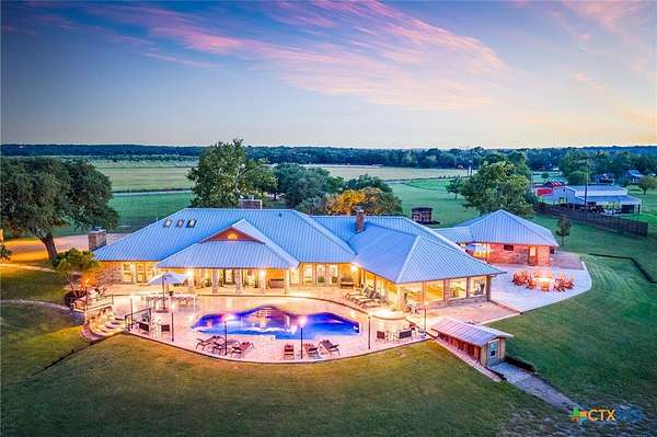 6 Acres of Residential Land with Home for Sale in Blanco, Texas