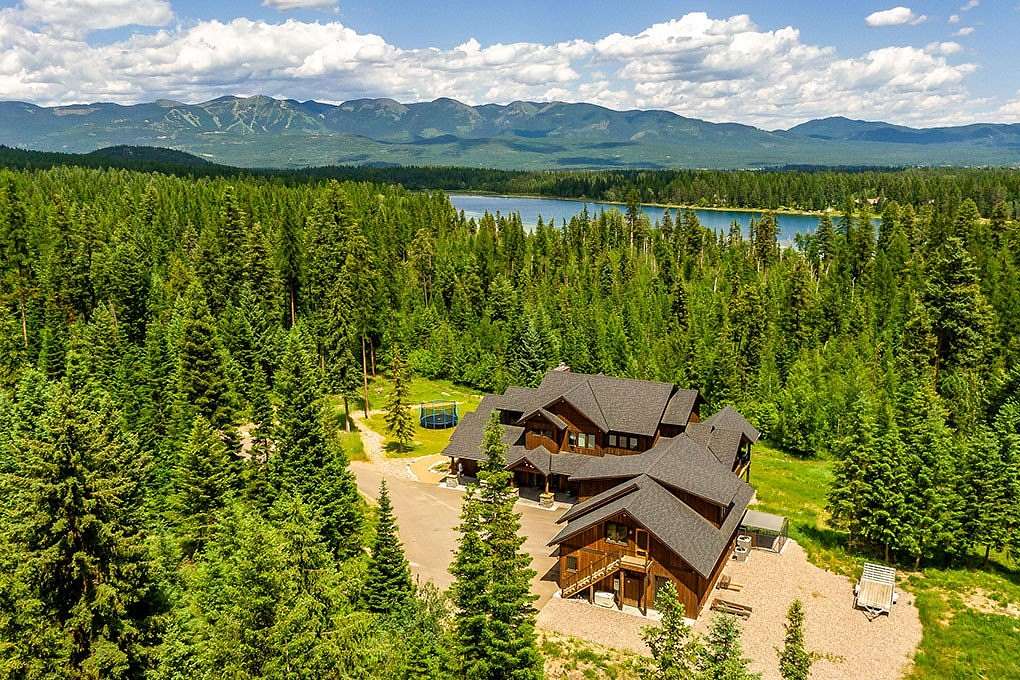 9.54 Acres of Residential Land with Home for Sale in Whitefish, Montana