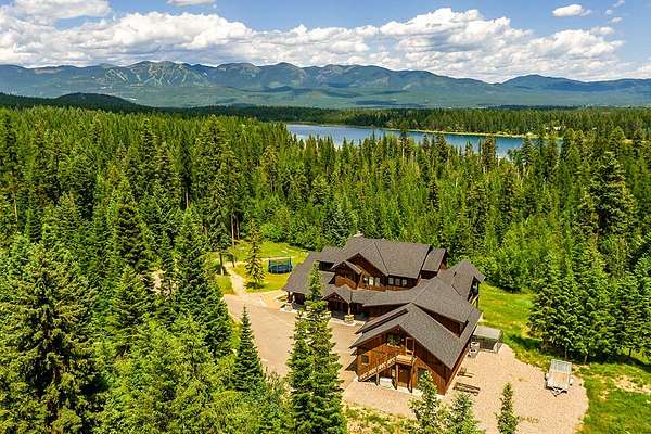 9.54 Acres of Residential Land with Home for Sale in Whitefish, Montana
