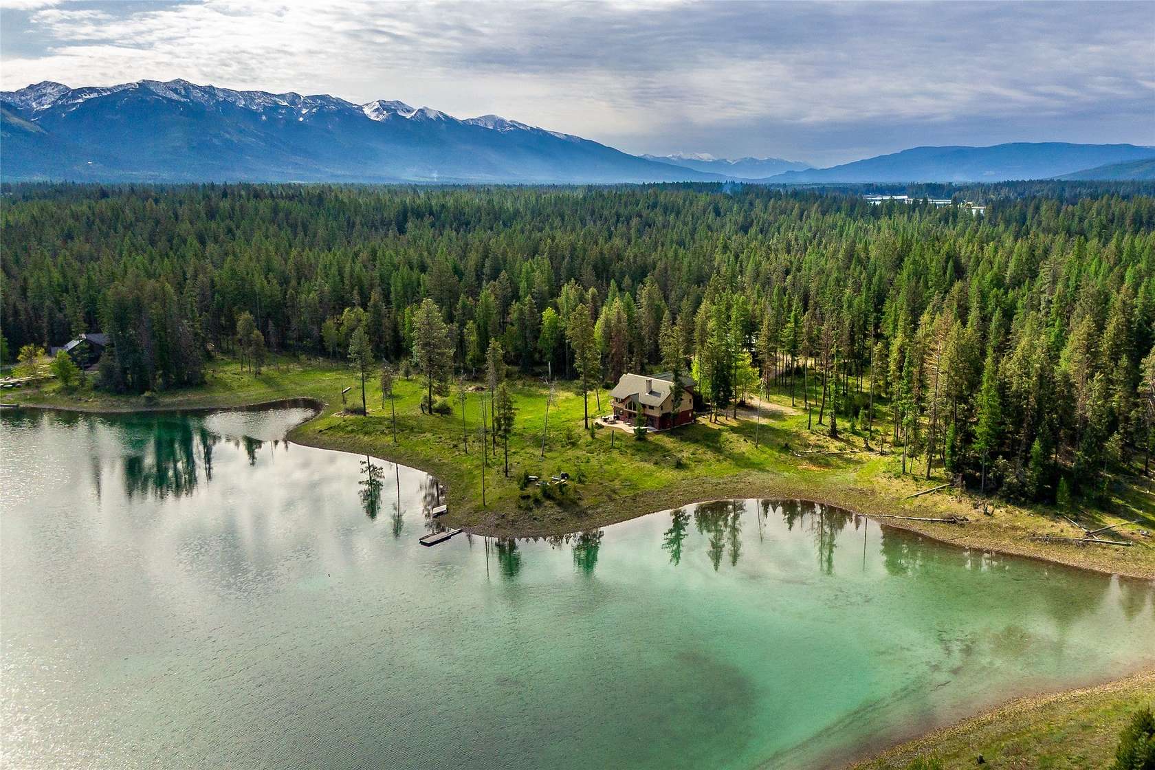 27.7 Acres of Recreational Land with Home for Sale in Bigfork, Montana