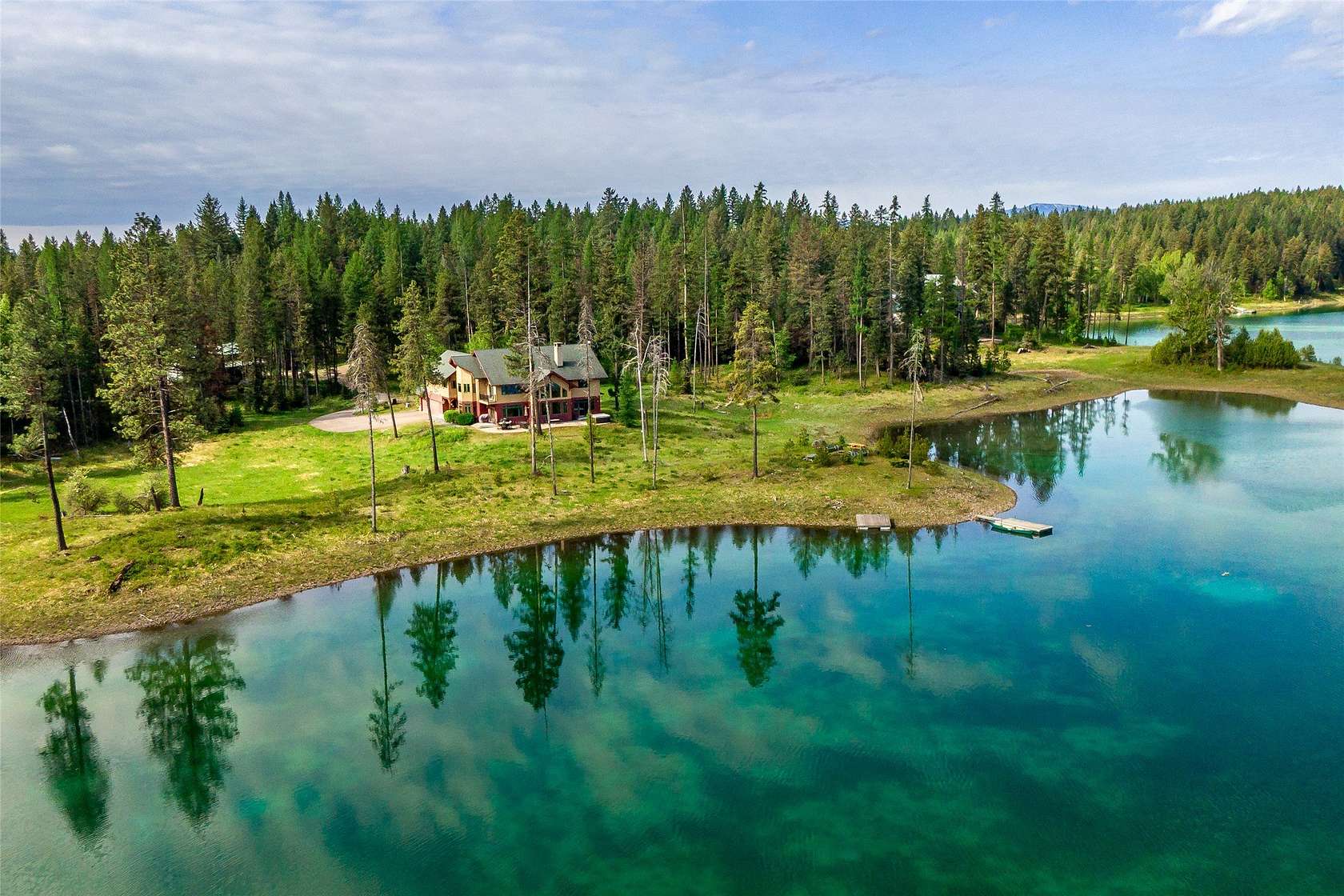 15.1 Acres of Land with Home for Sale in Bigfork, Montana