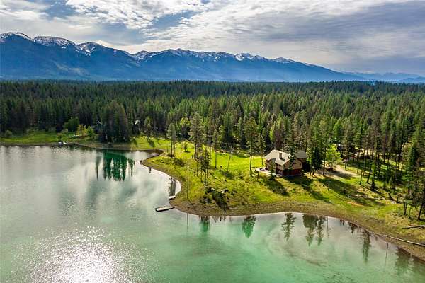 15.1 Acres of Land with Home for Sale in Bigfork, Montana