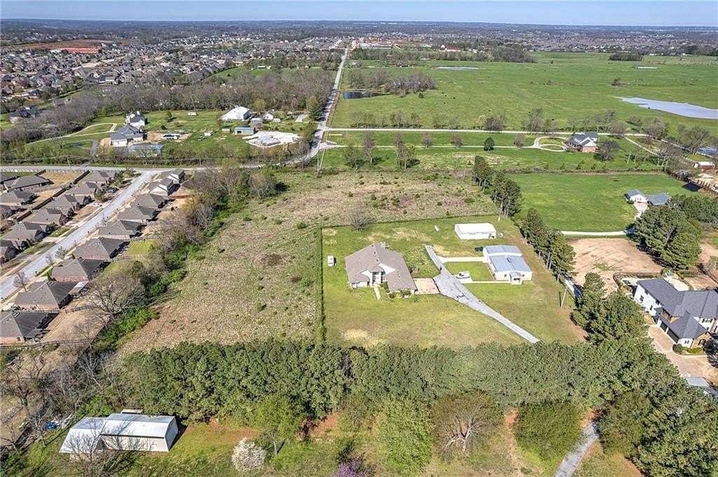 7.49 Acres of Land with Home for Sale in Rogers, Arkansas