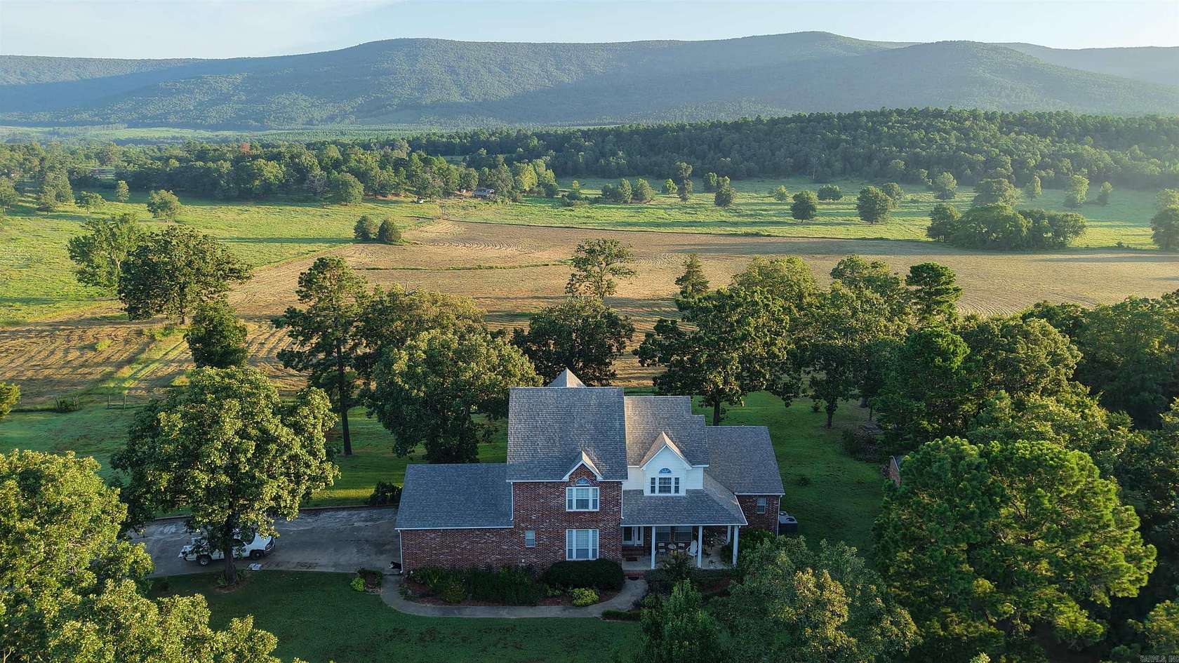 197 Acres of Recreational Land with Home for Sale in Waldron, Arkansas
