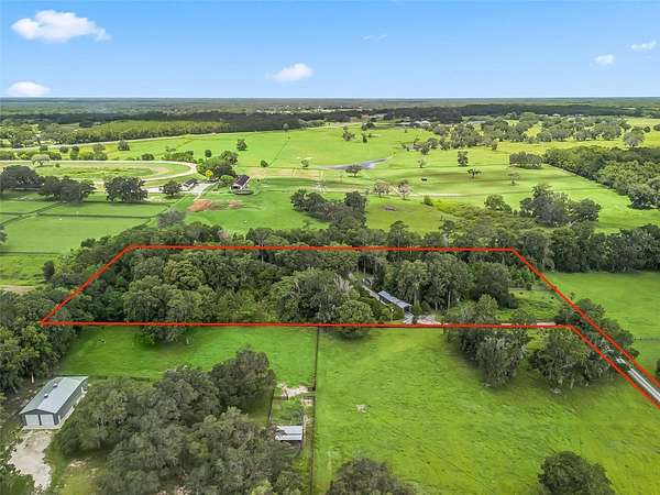 5.28 Acres of Land with Home for Sale in Ocala, Florida
