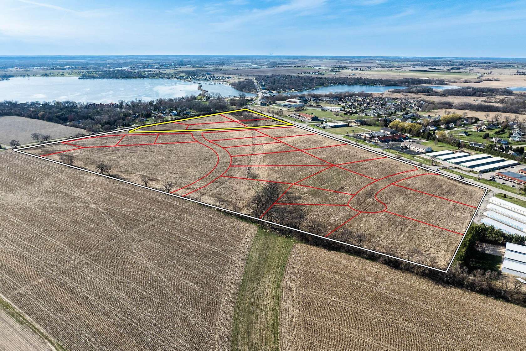 14.9 Acres of Mixed-Use Land for Sale in Delavan, Wisconsin