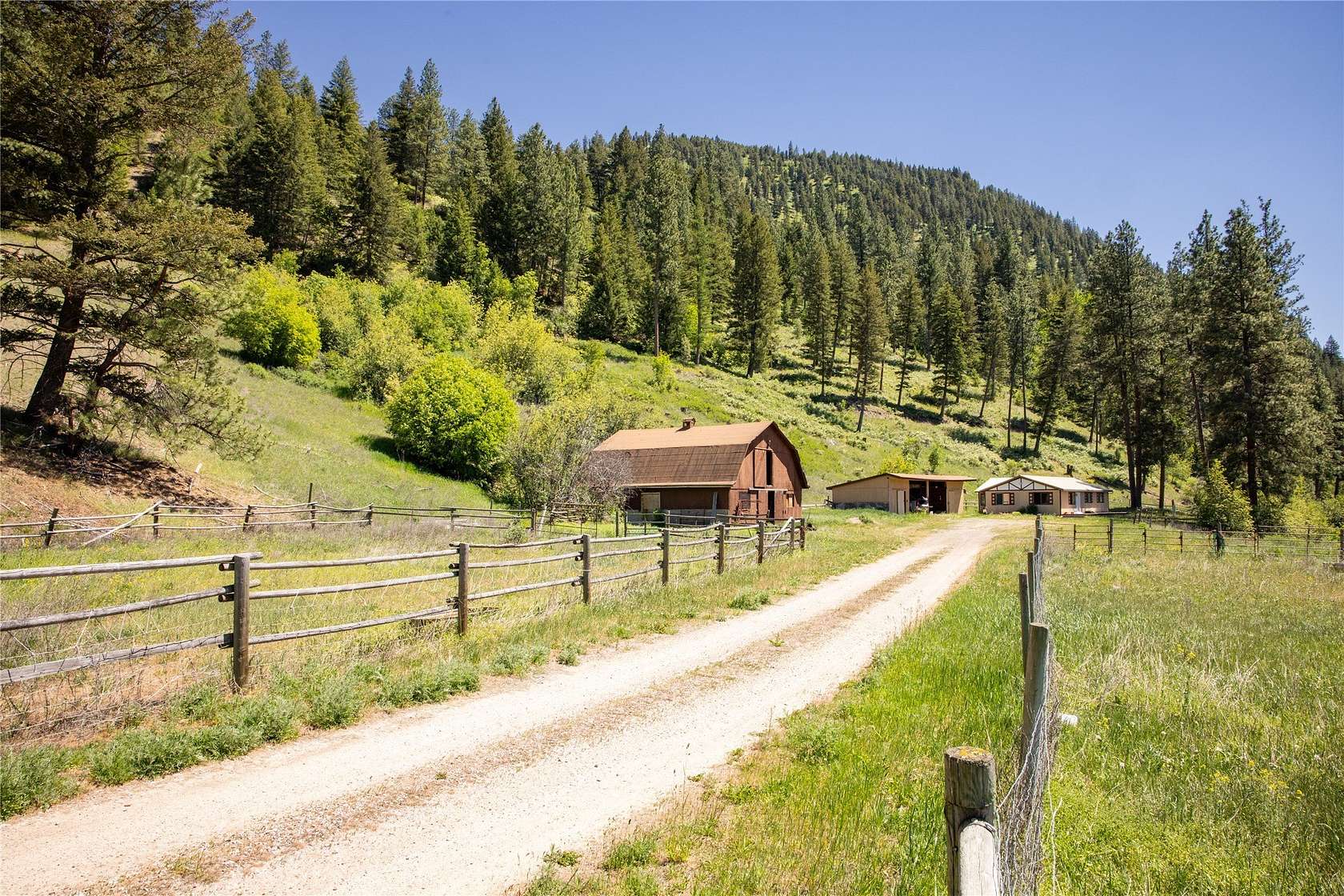 10.4 Acres of Land with Home for Sale in Clinton, Montana