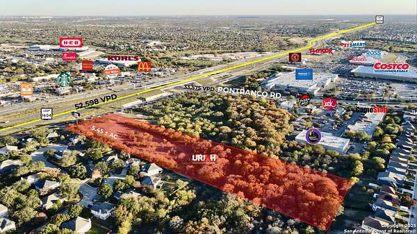 5.45 Acres of Commercial Land for Sale in San Antonio, Texas