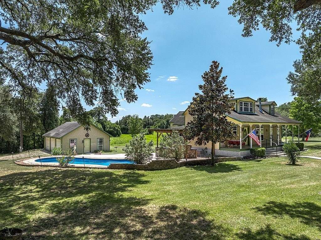 8 Acres of Land with Home for Sale in Flatonia, Texas