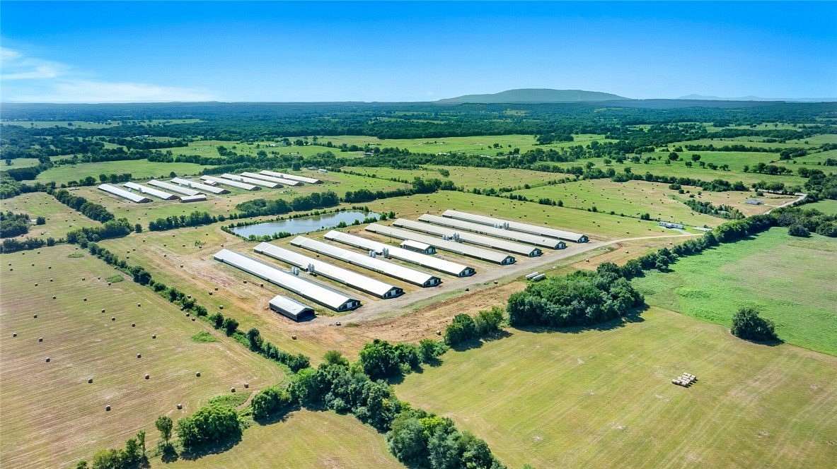 91.3 Acres of Agricultural Land with Home for Sale in Keota, Oklahoma