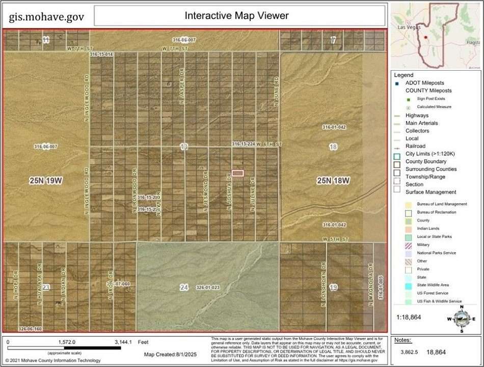 1 Acre of Land for Sale in Dolan Springs, Arizona