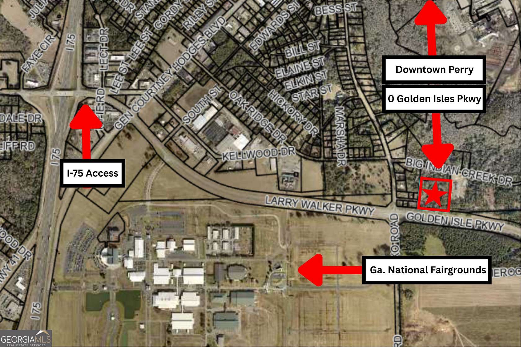 5.74 Acres of Commercial Land for Sale in Perry, Georgia