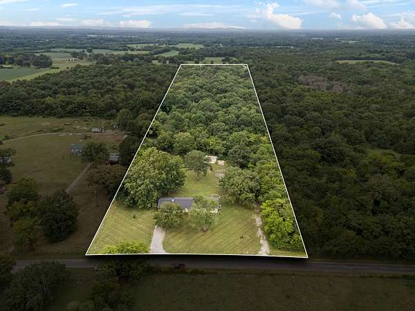 10 Acres of Land with Home for Sale in Lewisburg, Tennessee