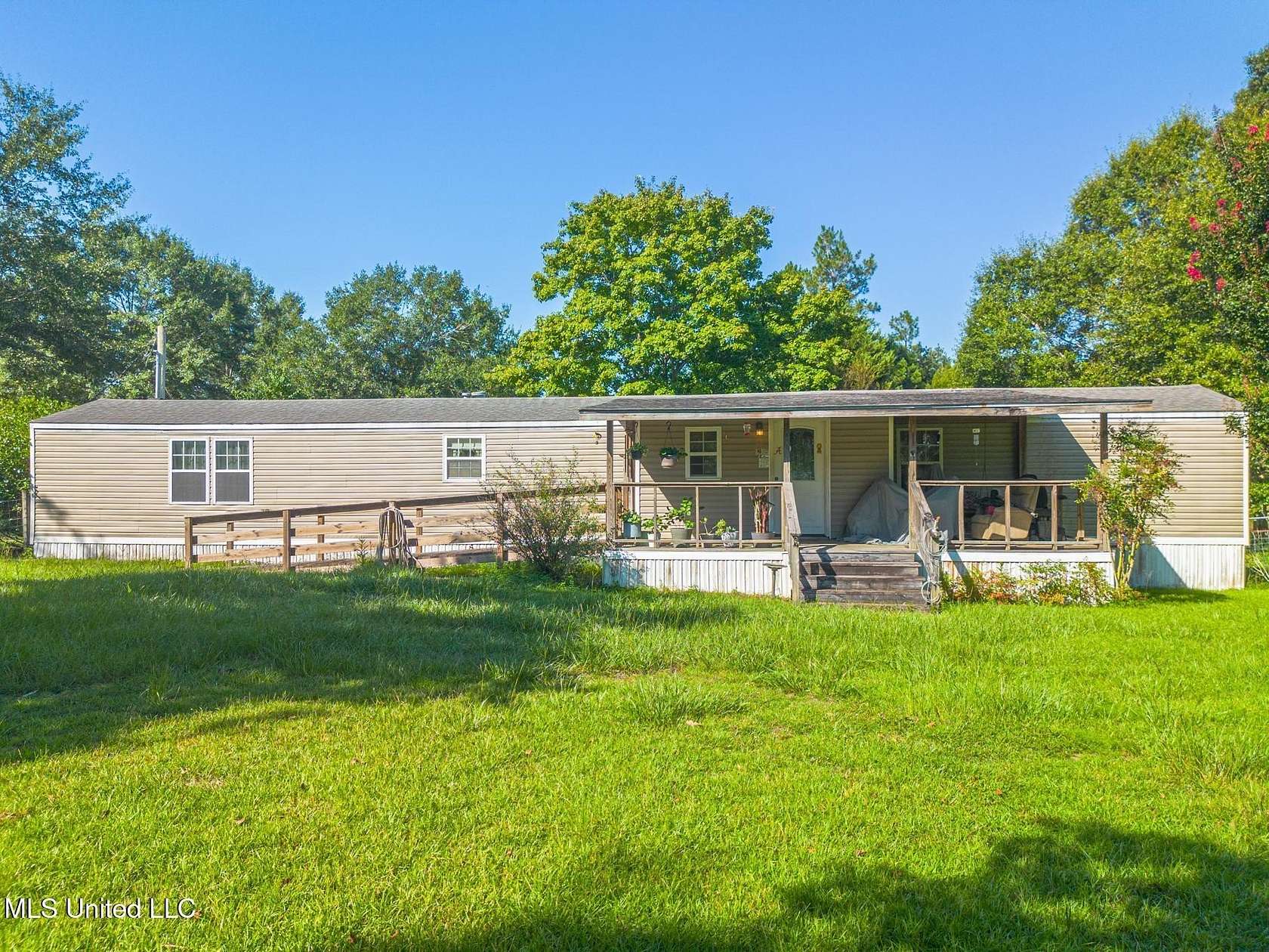 3.7 Acres of Residential Land with Home for Sale in McHenry, Mississippi