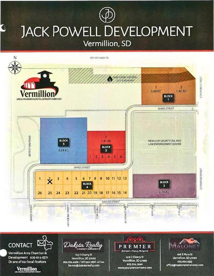 0.21 Acres of Residential Land for Sale in Vermillion, South Dakota