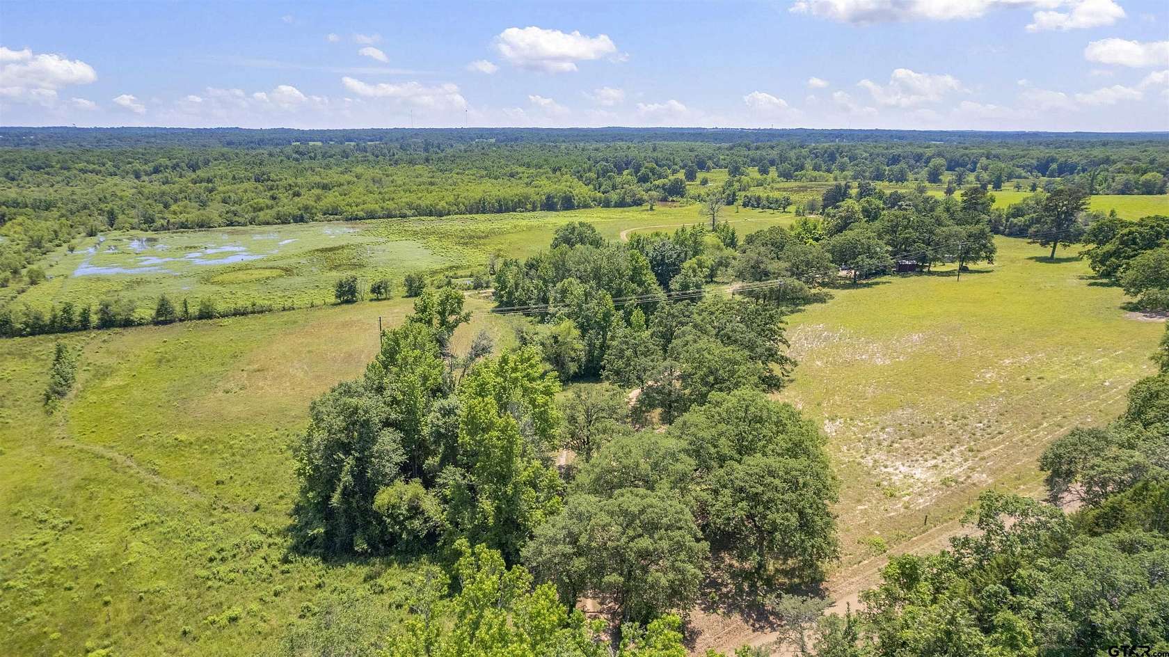 70.2 Acres of Land with Home for Sale in Brownsboro, Texas