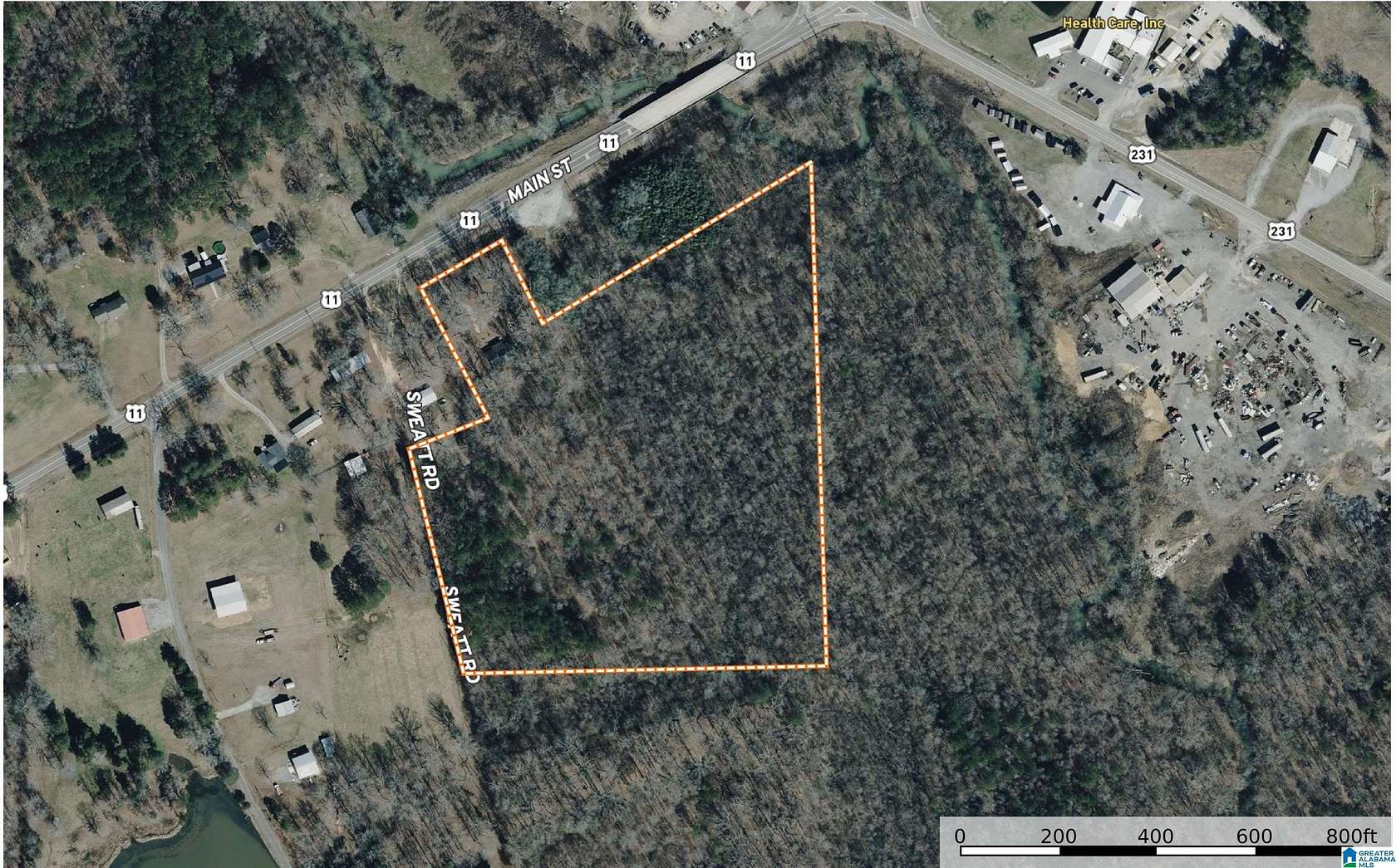 15 Acres of Land for Sale in Ashville, Alabama