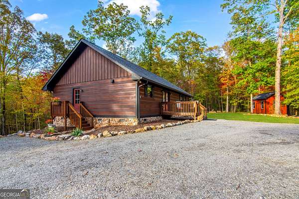 3 Acres of Residential Land with Home for Sale in Ellijay, Georgia