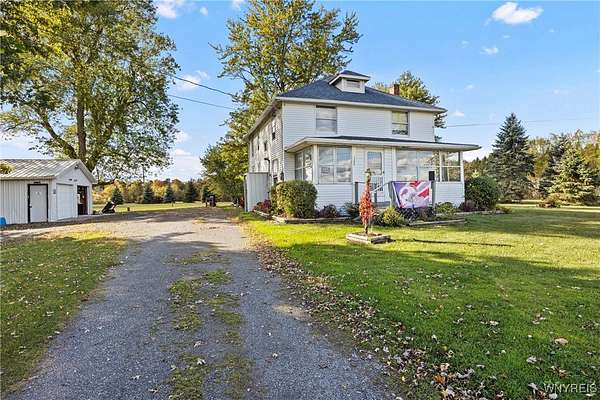 11.1 Acres of Recreational Land with Home for Sale in Basom, New York