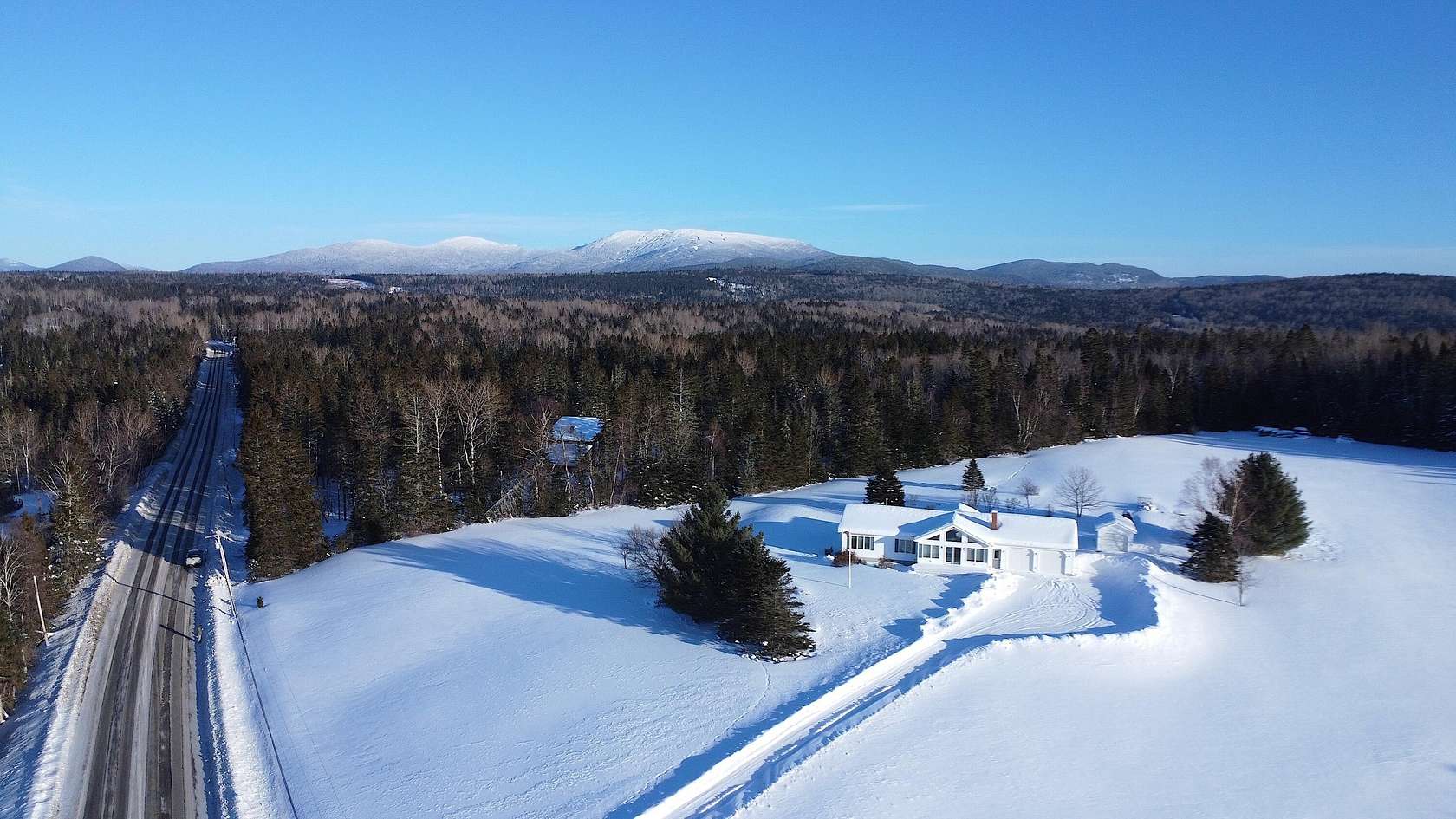 3 Acres of Land with Home for Sale in Dallas Plantation, Maine