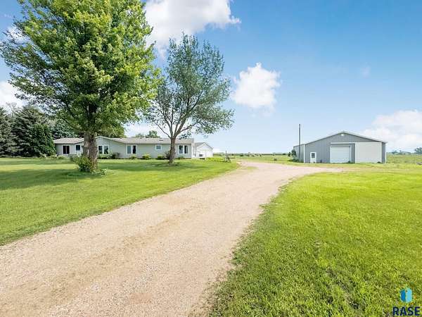 4.13 Acres of Residential Land with Home for Sale in Lennox, South Dakota