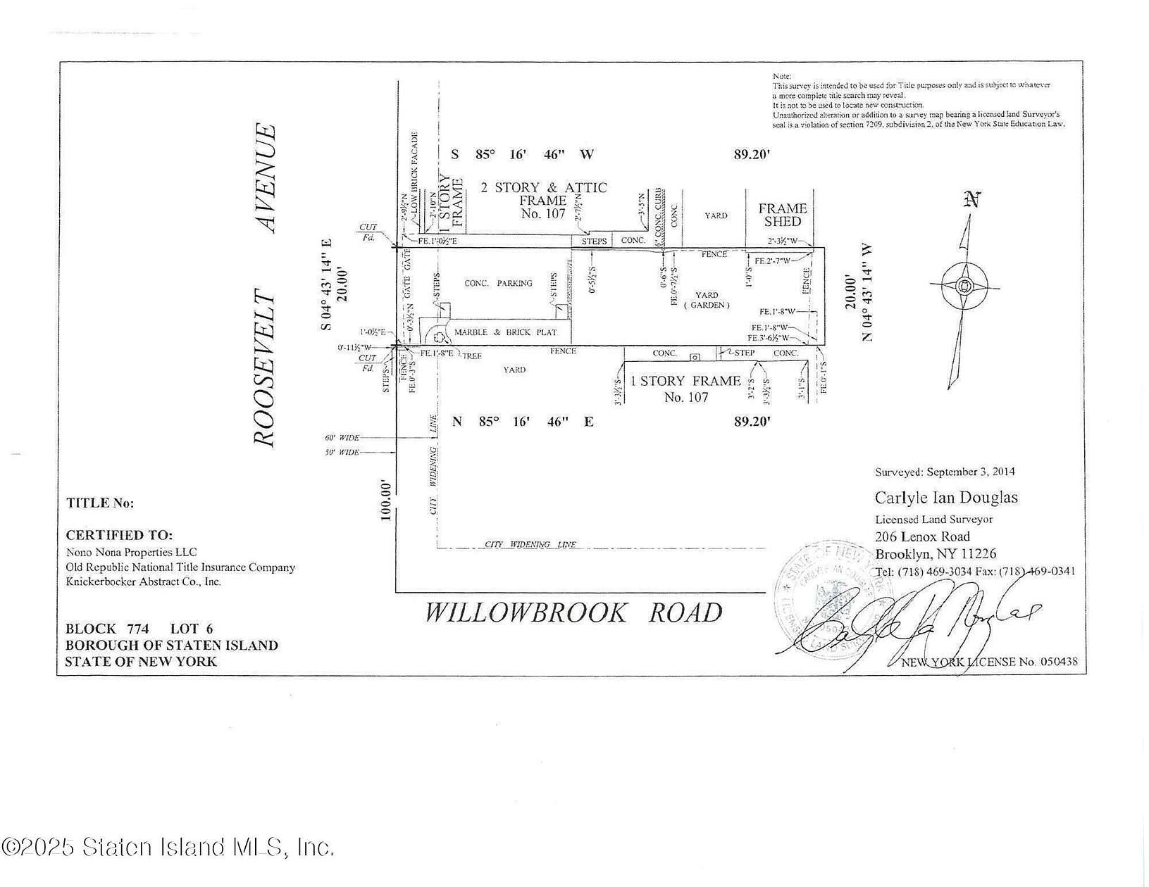 0.04 Acres of Residential Land for Sale in Staten Island, New York