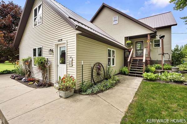 7.52 Acres of Land with Home for Sale in Holton, Michigan