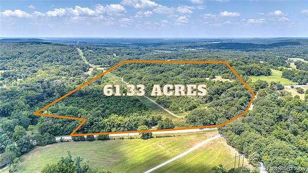 61.3 Acres of Land for Sale in Garfield, Arkansas