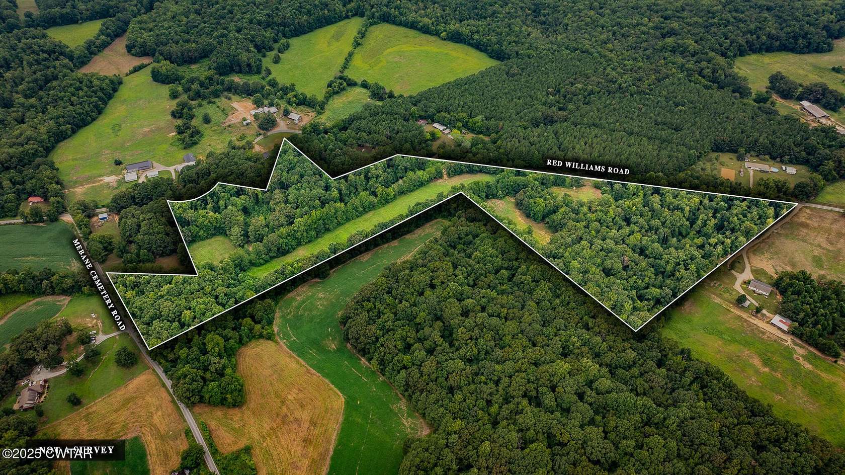 29 Acres of Recreational Land & Farm for Sale in Huntingdon, Tennessee