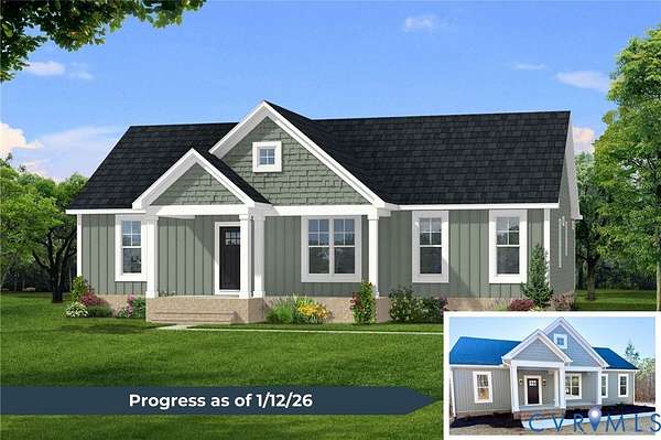 4.6 Acres of Residential Land with Home for Sale in Burkeville, Virginia