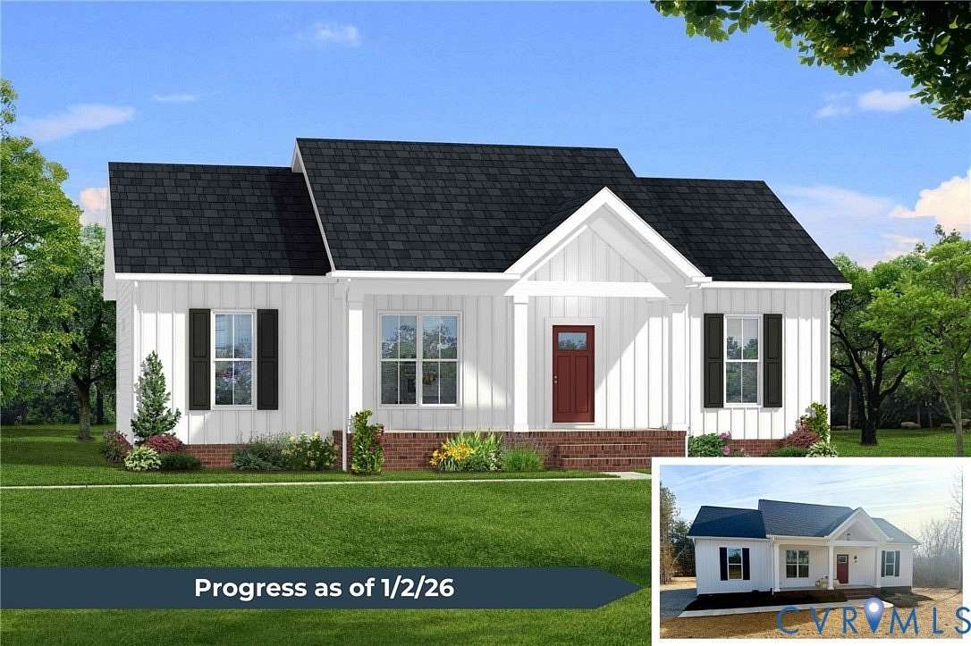 3 Acres of Residential Land with Home for Sale in Drakes Branch, Virginia