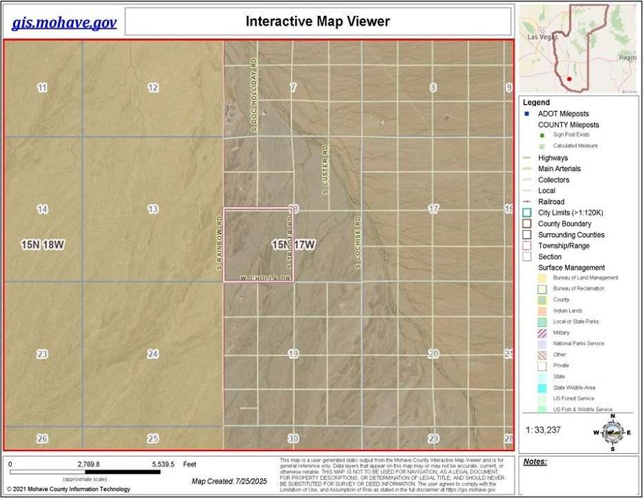 160 Acres of Recreational Land for Sale in Yucca, Arizona