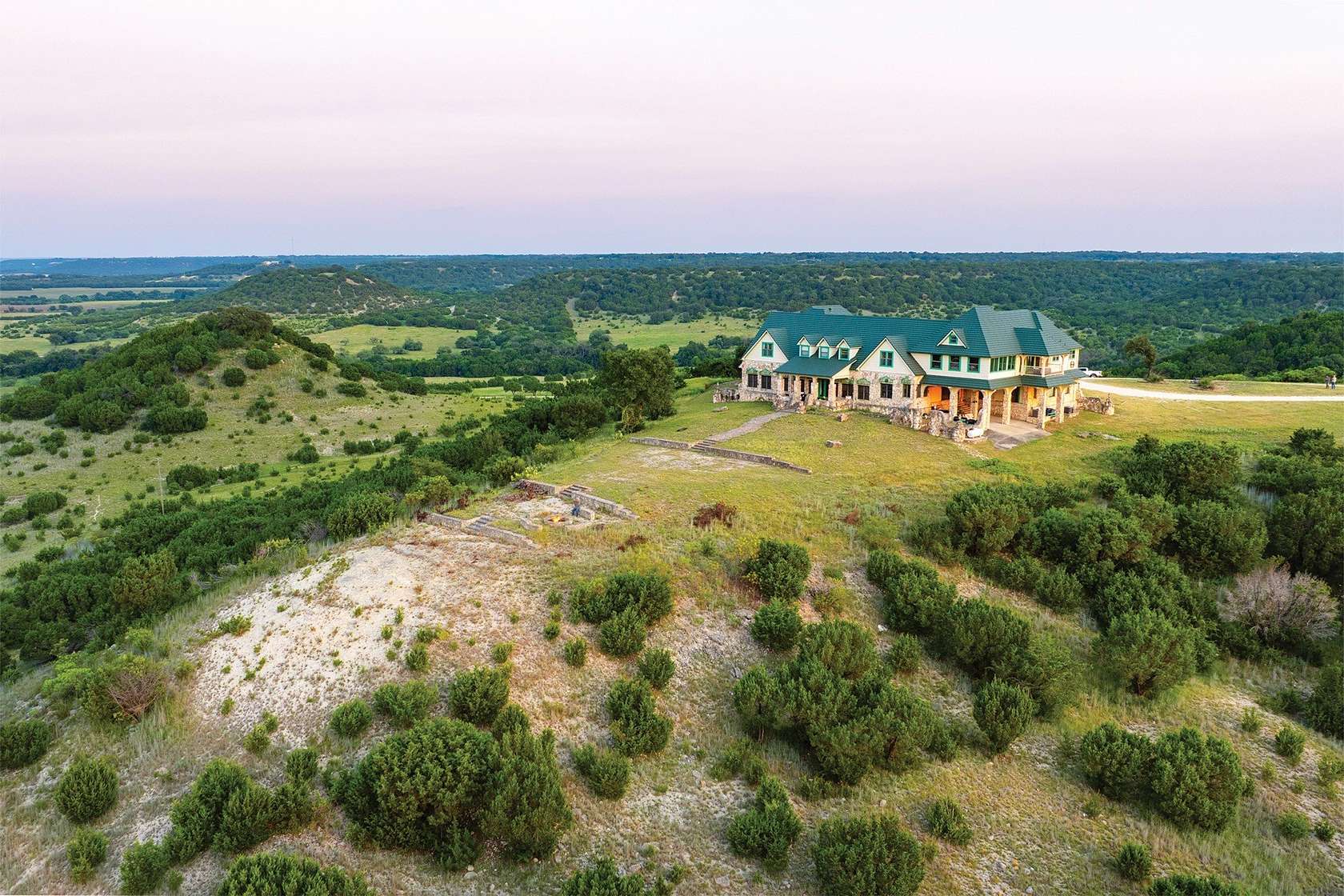 190 Acres of Agricultural Land with Home for Sale in Meridian, Texas
