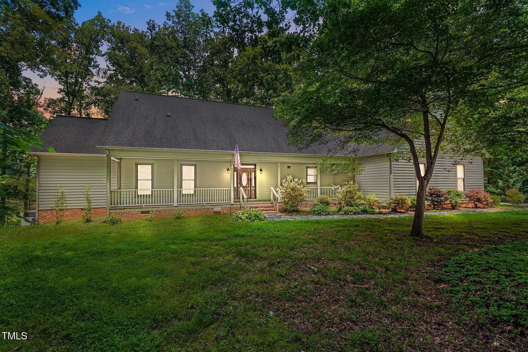 36.1 Acres of Land with Home for Sale in Snow Camp, North Carolina