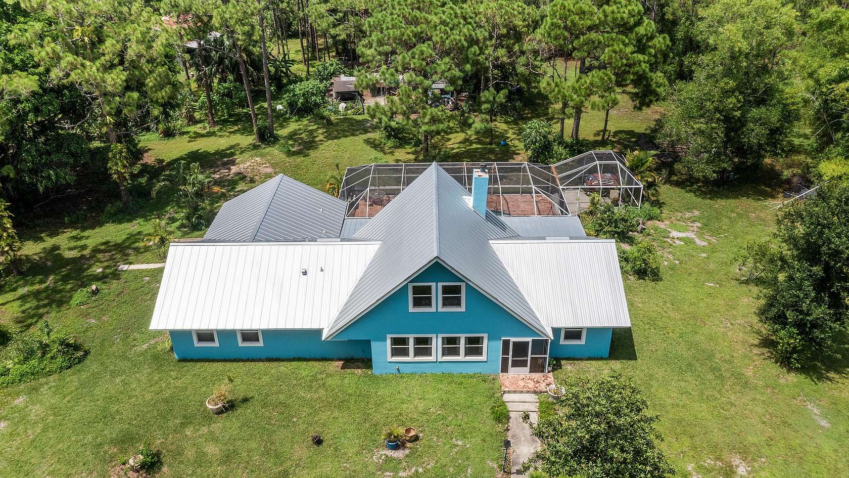 5 Acres of Land with Home for Sale in Fellsmere, Florida