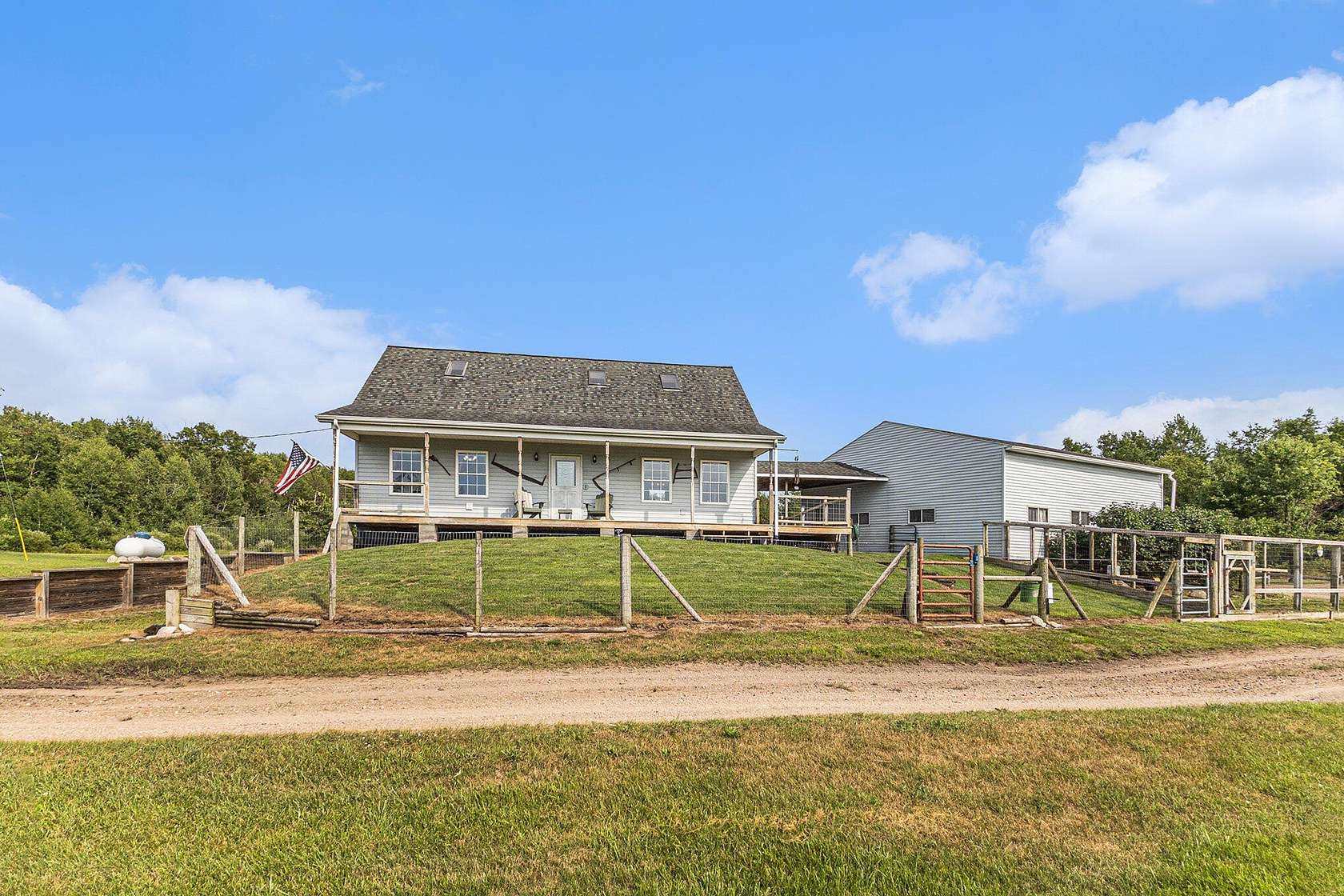 40 Acres of Recreational Land with Home for Sale in Hesperia, Michigan