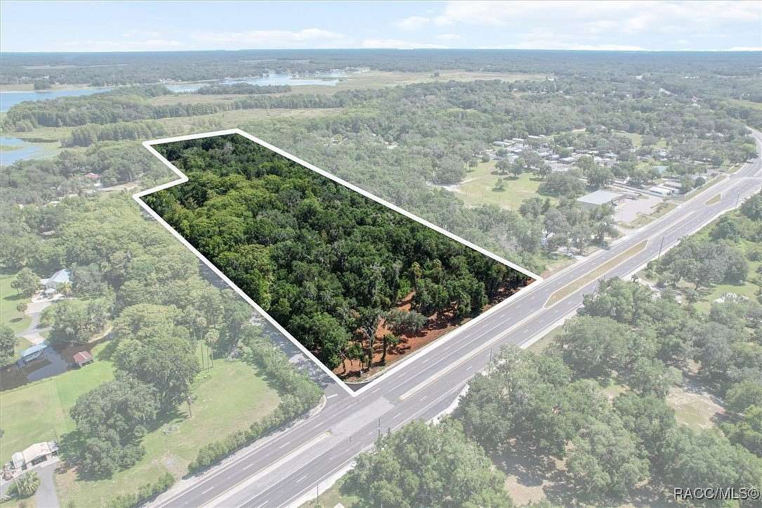 11.9 Acres of Land with Home for Sale in Inverness, Florida