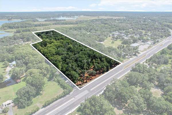 11.9 Acres of Land with Home for Sale in Inverness, Florida