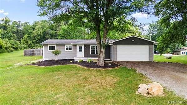 3 Acres of Residential Land with Home for Sale in Ortonville, Michigan