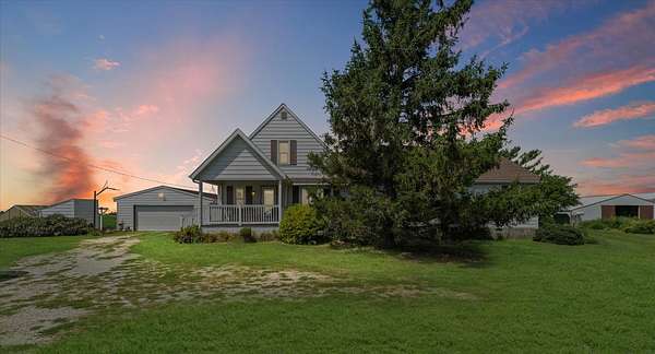 10 Acres of Residential Land with Home for Sale in Fisher, Illinois