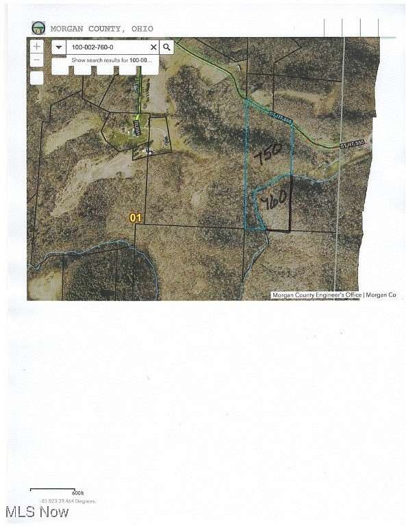 23 Acres of Recreational Land for Sale in Chesterhill, Ohio