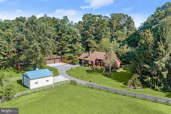 4.17 Acres of Residential Land with Home for Sale in Manchester, Maryland