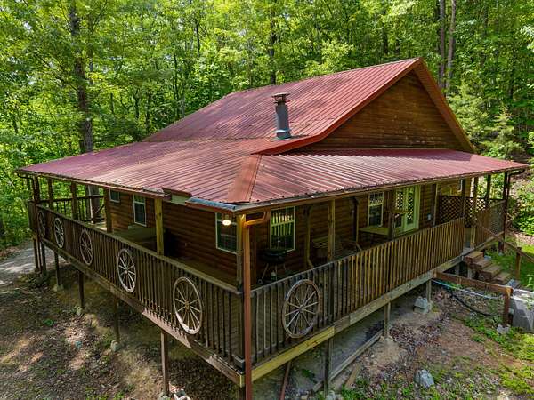 34.8 Acres of Recreational Land with Home for Sale in Sneedville, Tennessee