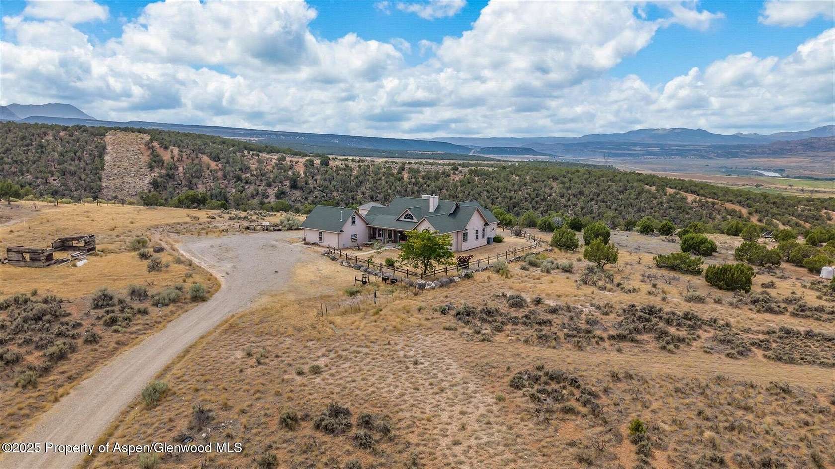 36.5 Acres of Recreational Land with Home for Sale in Parachute, Colorado