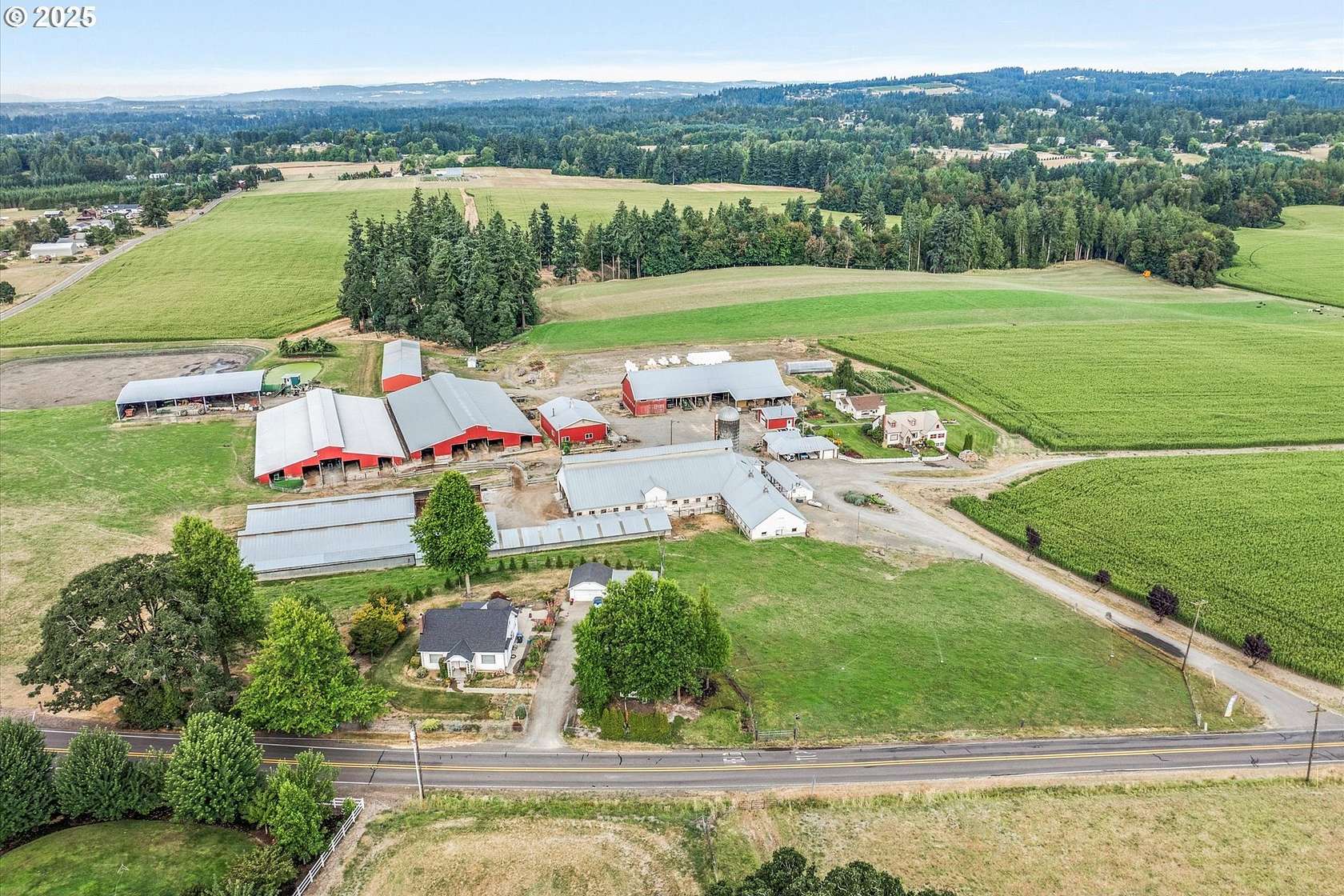 292 Acres of Agricultural Land with Home for Sale in Oregon City, Oregon