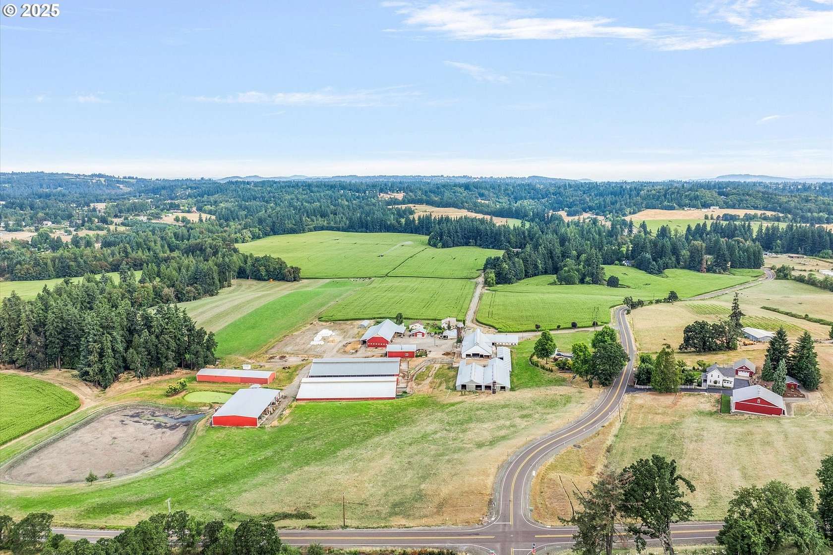 292 Acres of Agricultural Land with Home for Sale in Oregon City, Oregon