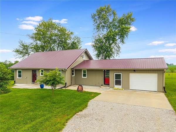 10 Acres of Residential Land with Home for Sale in Hamilton, Missouri